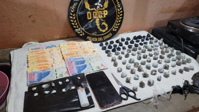 Cayó "Cornelio", con marihuana, cocaína y dinero en efectivo