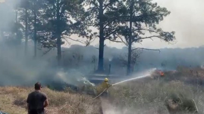 Incendios forestales en Santa Fe y en Corrientes