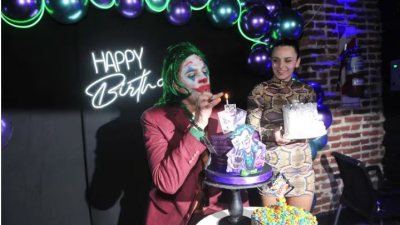 Vestido del Joker, Matías Alé celebró su cumpleaños con una fiesta que terminó en robo
