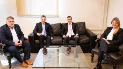 Zdero mantuvo un encuentro con el secretario de Justicia de la Nación