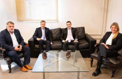 Zdero mantuvo un encuentro con el secretario de Justicia de la Nación