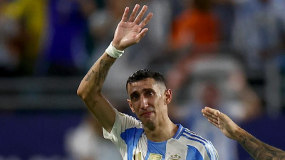 La Scaloneta bicampeona festeja con su público y homenajea a Di María
