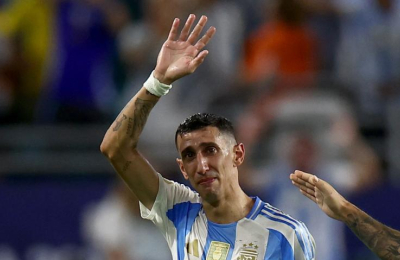 La Scaloneta bicampeona festeja con su público y homenajea a Di María