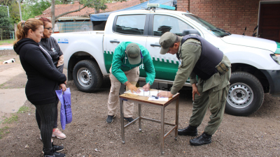 Así se entregaba Walter Ramón López ante Gendarmería Nacional