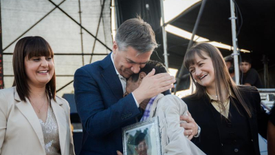 Pampa Almirón celebró su aniversario con inauguraciones y un esperado anuncio