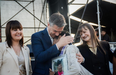 Pampa Almirón celebró su aniversario con inauguraciones y un esperado anuncio