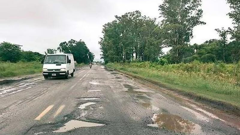 La Justicia federal ordenó al gobierno reparar un tramo intransitable de ruta nacional 11