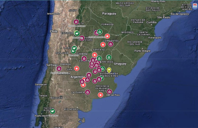 Innovador mapa online del INTA para ensayos de larga duración