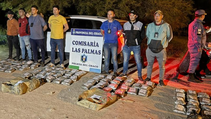 Las Palmas: persecución y millonario golpe al narcotráfico