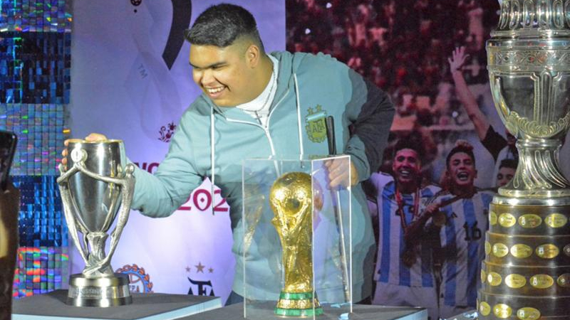 Las copas de la "Scaloneta" estarán otra vez en el Chaco