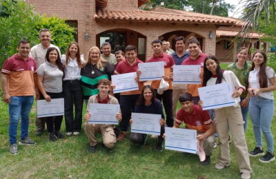 San Martín: continúa la capacitación de alumnos de la Escuela Agropecuaria