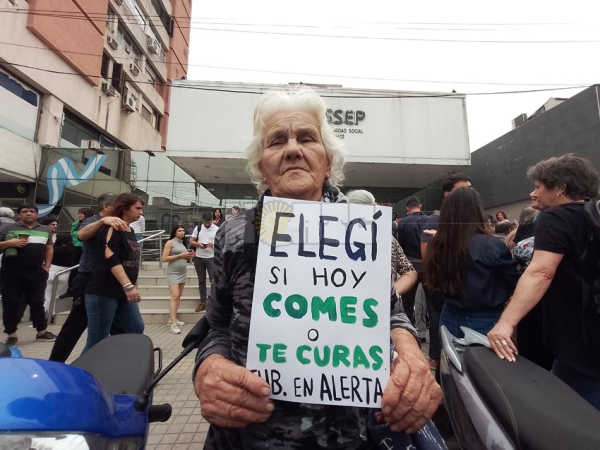 Manifestación contra el ajuste implementado por el gobierno nacional. 11-09-24.