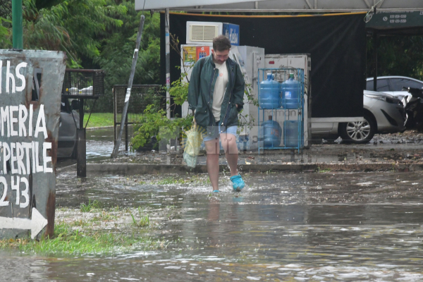 <p>Día de lluvia en Resistencia.</p>
