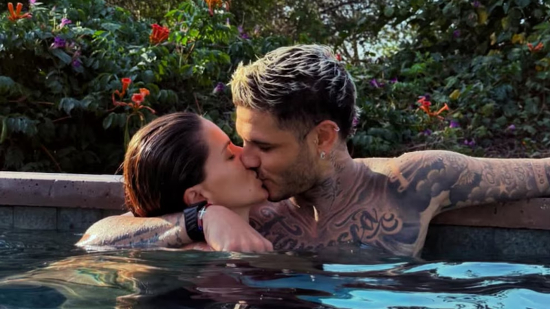 La foto del primer beso de la China Suárez y Mauro Icardi: "Mi Monchita"