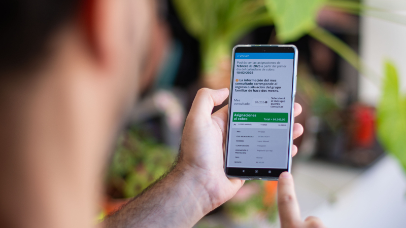 Ahora es posible acceder a todos los detalles del cobro de las asignaciones