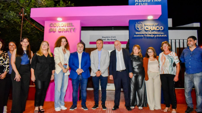 Coronel Du Graty: el gobernador Zdero inauguró las refacciones del Registro Civil