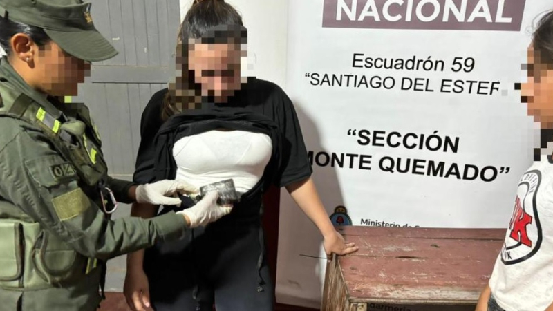 Chaqueña usaba "tour" de compras para transportar cocaína