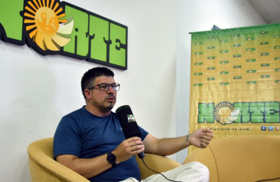 El escritor creó una ficción que se mueve en un terreno de mucha subjetividad