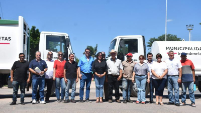 Tres Isletas incorporó dos nuevos camiones a su parque automotor