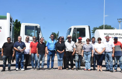 Tres Isletas incorporó dos nuevos camiones a su parque automotor