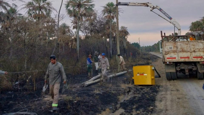 Secheep redobla esfuerzos ante los incendios que afectan sus líneas