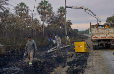 Secheep redobla esfuerzos ante los incendios que afectan sus líneas