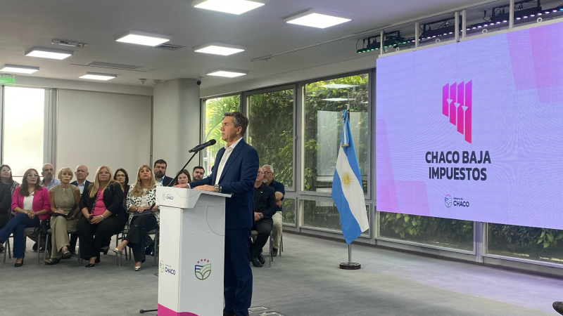 El gobernador anunció una reducción de impuestos provinciales