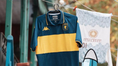 Emotivo homenaje del Genoa a Boca por sus 120 años