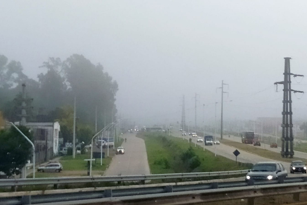 La neblina sorprendió a los resistencianos este viernes