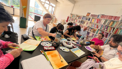 Continúa el taller de lectoescritura libre y gratuito SanARTE