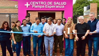 El gobernador inauguró el centro de salud del paraje Pampa Esperanza