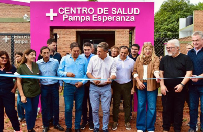El gobernador inauguró el centro de salud del paraje Pampa Esperanza
