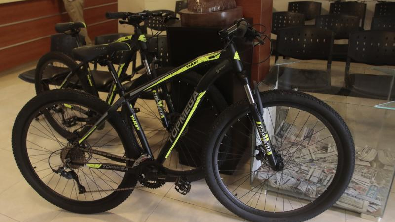 Sortearon dos bicicletas para canillitas de NORTE