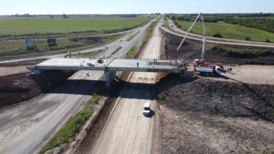 Se acelera la obra de la autovía de la ruta 18 en Entre Ríos