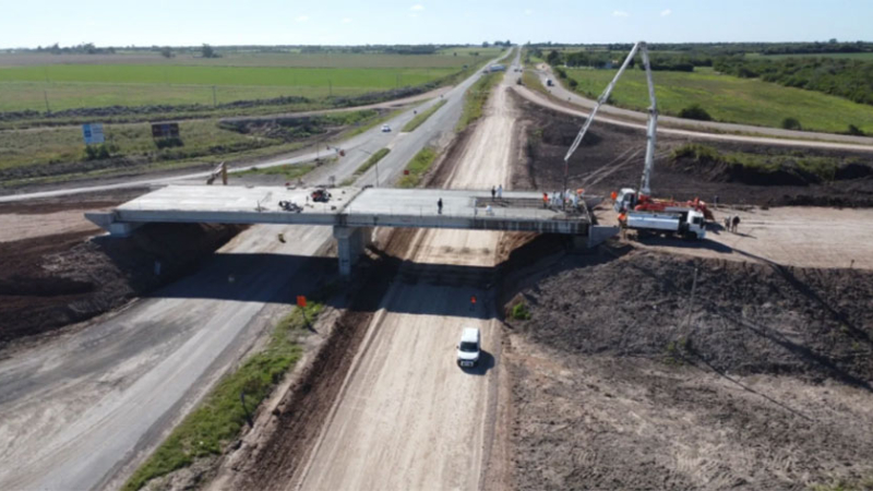 Se acelera la obra de la autovía de la ruta 18 en Entre Ríos