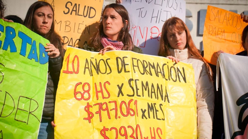 Garrahan: la comunidad se moviliza en apoyo a los médicos residentes 