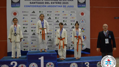 Con 10 años, participó por primera vez en un nacional de judo y resultó campeona