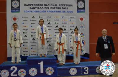 Con 10 años, participó por primera vez en un nacional de judo y resultó campeona