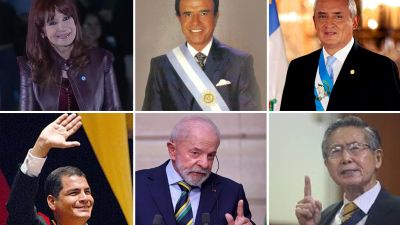Condenas por corrupción a presidentes latinoamericanos