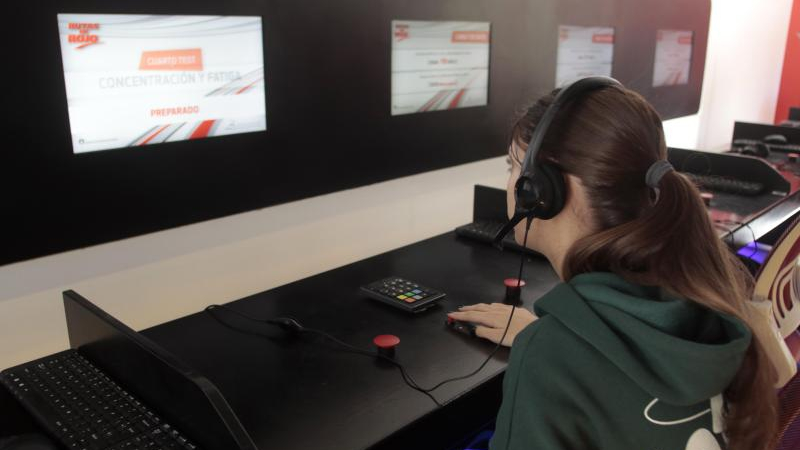 Con un juego interactivo se testean reflejos al conducir