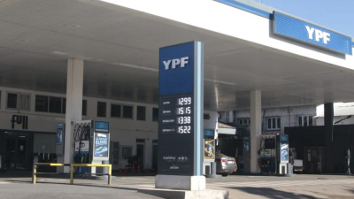 YPF vuelve a subir los combustibles en todo el país