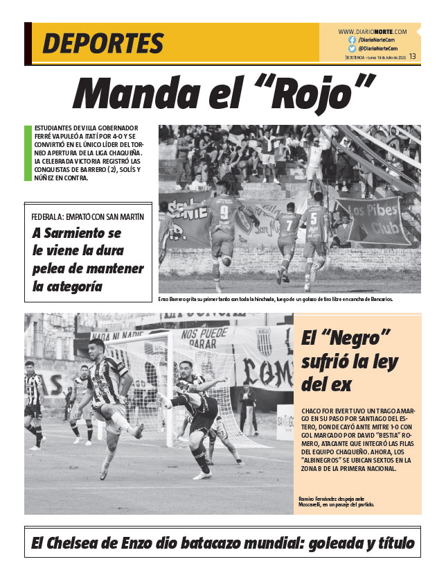 Manda el "Rojo"