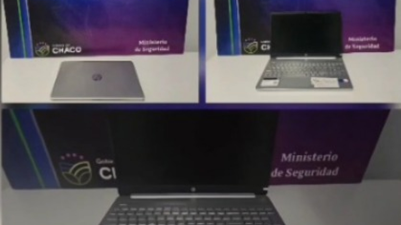 Recuperaron una notebook robada de una escuela luego de rápida investigación policial