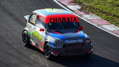 Festejo del chaqueño Salas en Copa Fiat 1.4