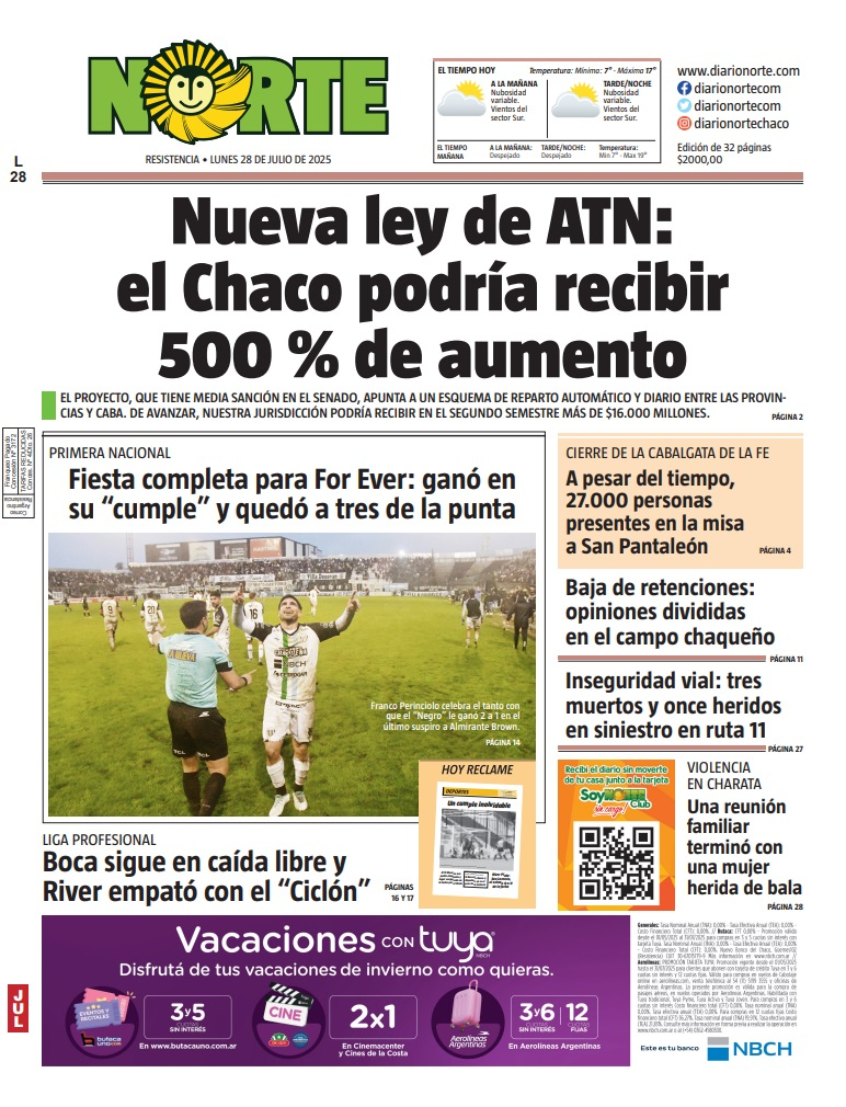Edición del 28-07-2025