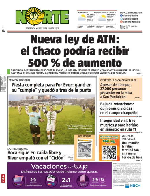 Edición del 28-07-2025