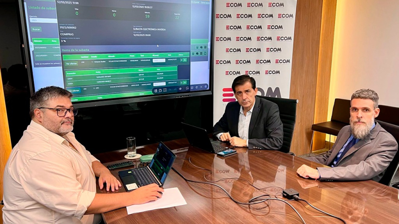 Ecom evalúa positivamente sistema de subastas electrónicas