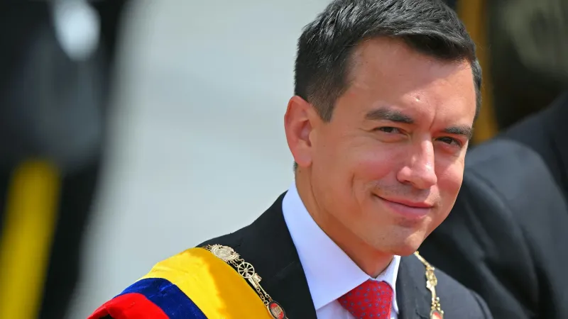 Milei recibirá al presidente de Ecuador, Daniel Noboa