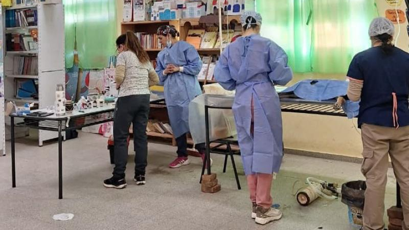 Operativo solidario en Comandancia Frías: más de 160 animales atendidos