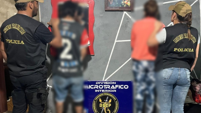 Golpe al narcomenudeo en Sáenz Peña: dos detenidos y cocaína secuestrada